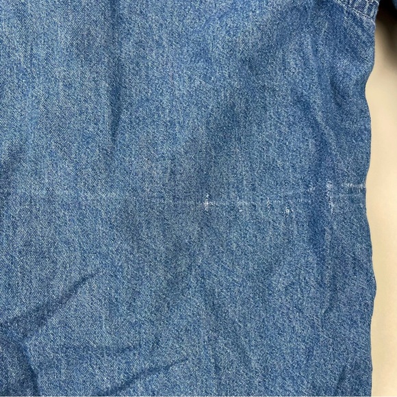 Port and Company Blue Denim Shirt - Picture 4 of 4
